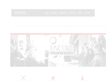 Tablet Screenshot of encorestudioonline.com